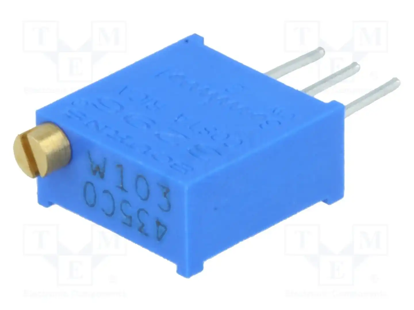 BOURNS 3296W-1-103LF — Потенциометры THT многооборотные 3/8 дм