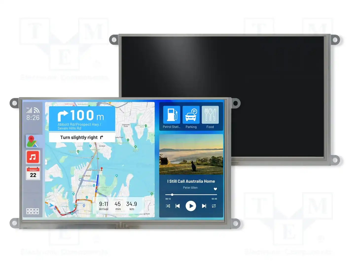 4D LCD 4DLCD-90-800-480-RT-NM-750-R — Дисплеи TFT