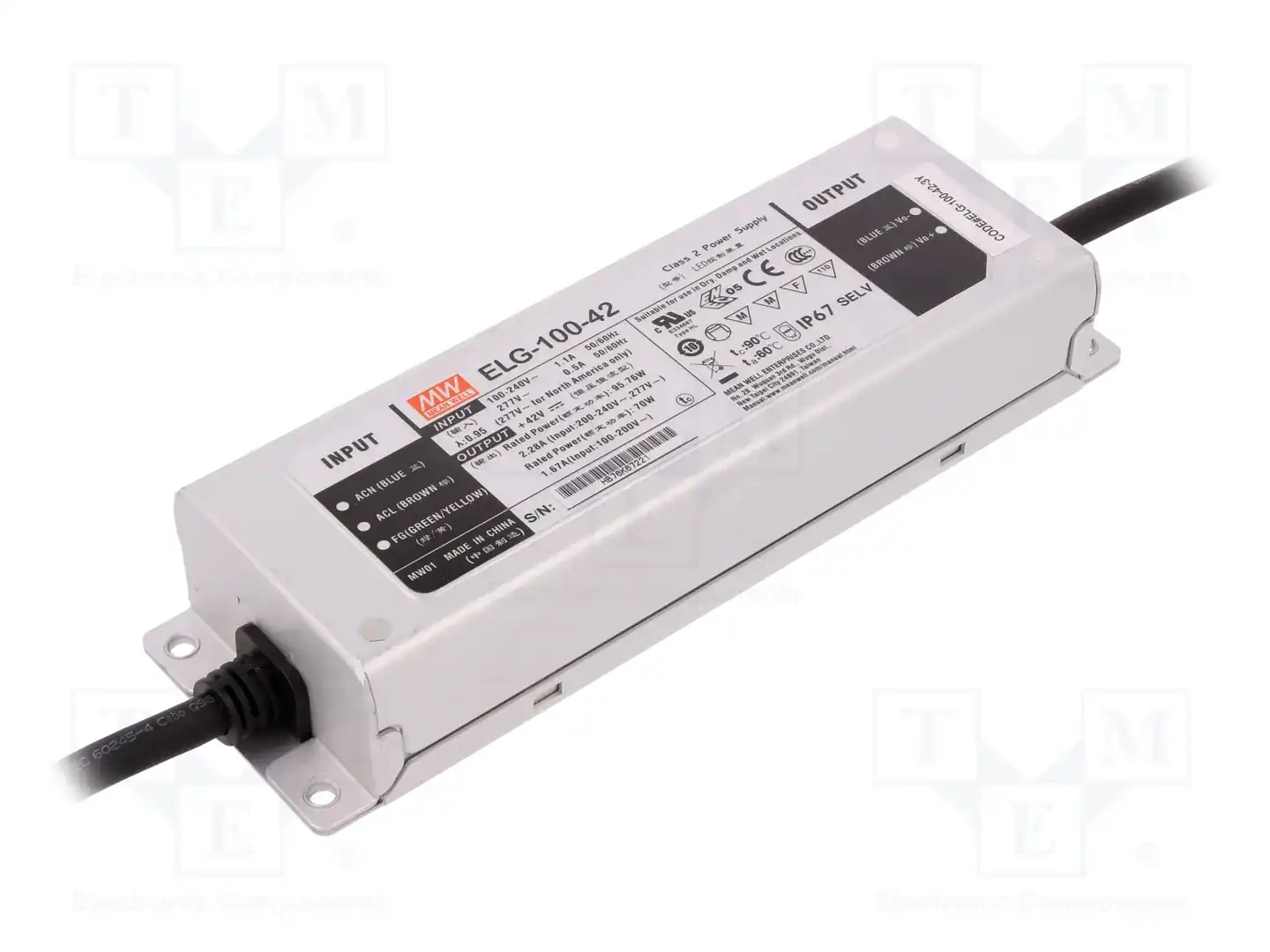 MEAN WELL ELG-100-42-3Y — Блоки питания для LED