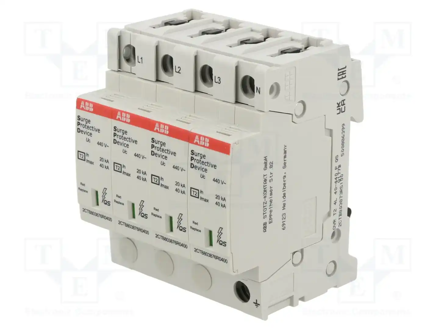 ABB OVR T2 4L 40-440 P QS — Ограничители перенапряжения