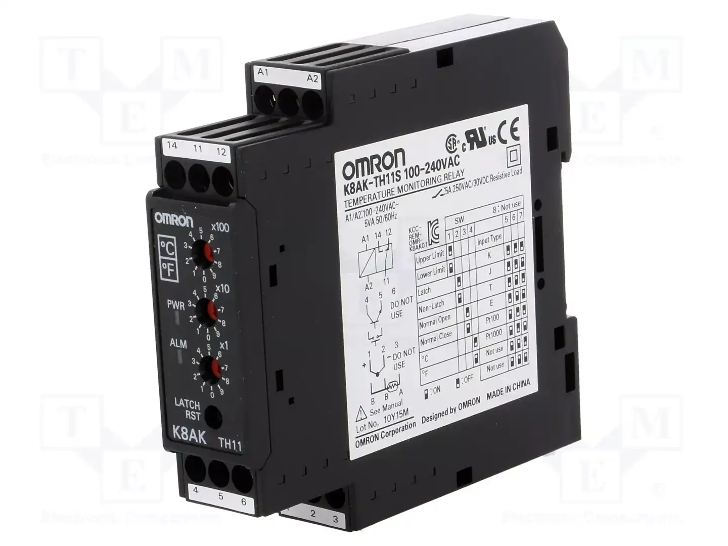 OMRON K8AK-TH11S 100-240VAC — Контрольные реле