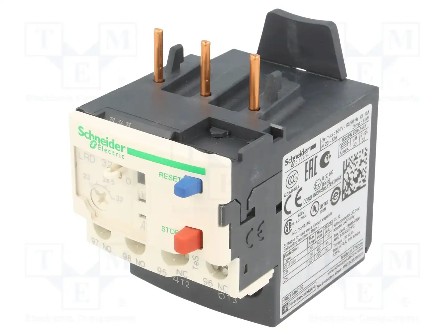 SCHNEIDER ELECTRIC LRD32 — Контакторы - дополнительное оборудование