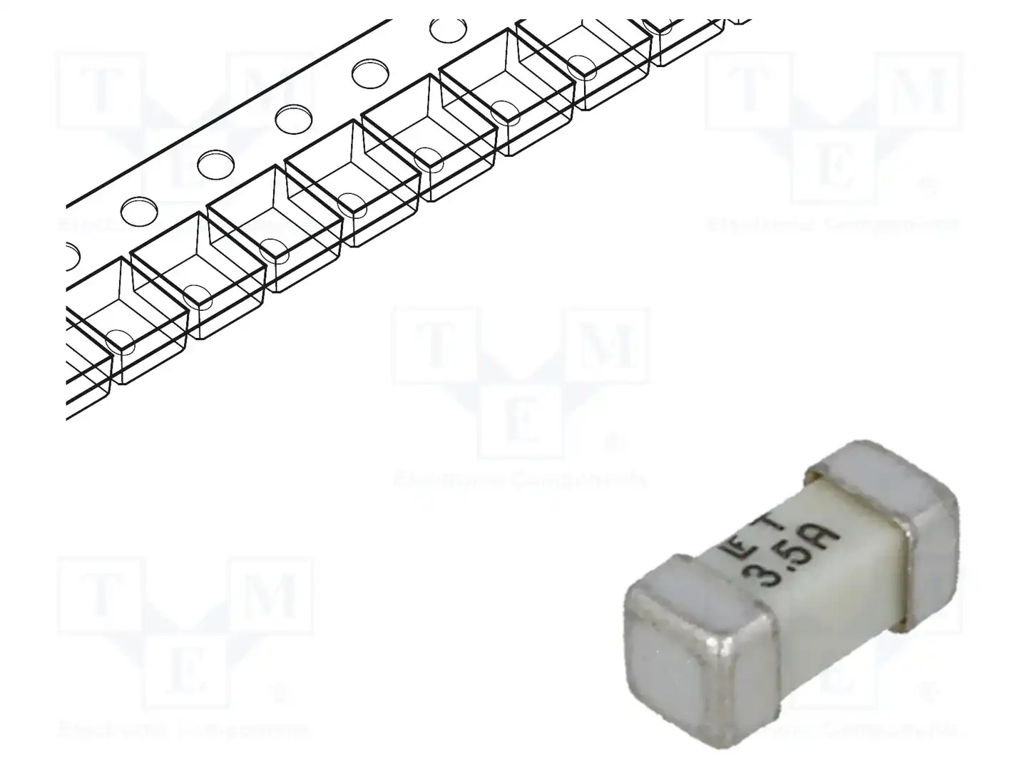 LITTELFUSE 045403.5MR — Предохранители SMD 2410 медленные