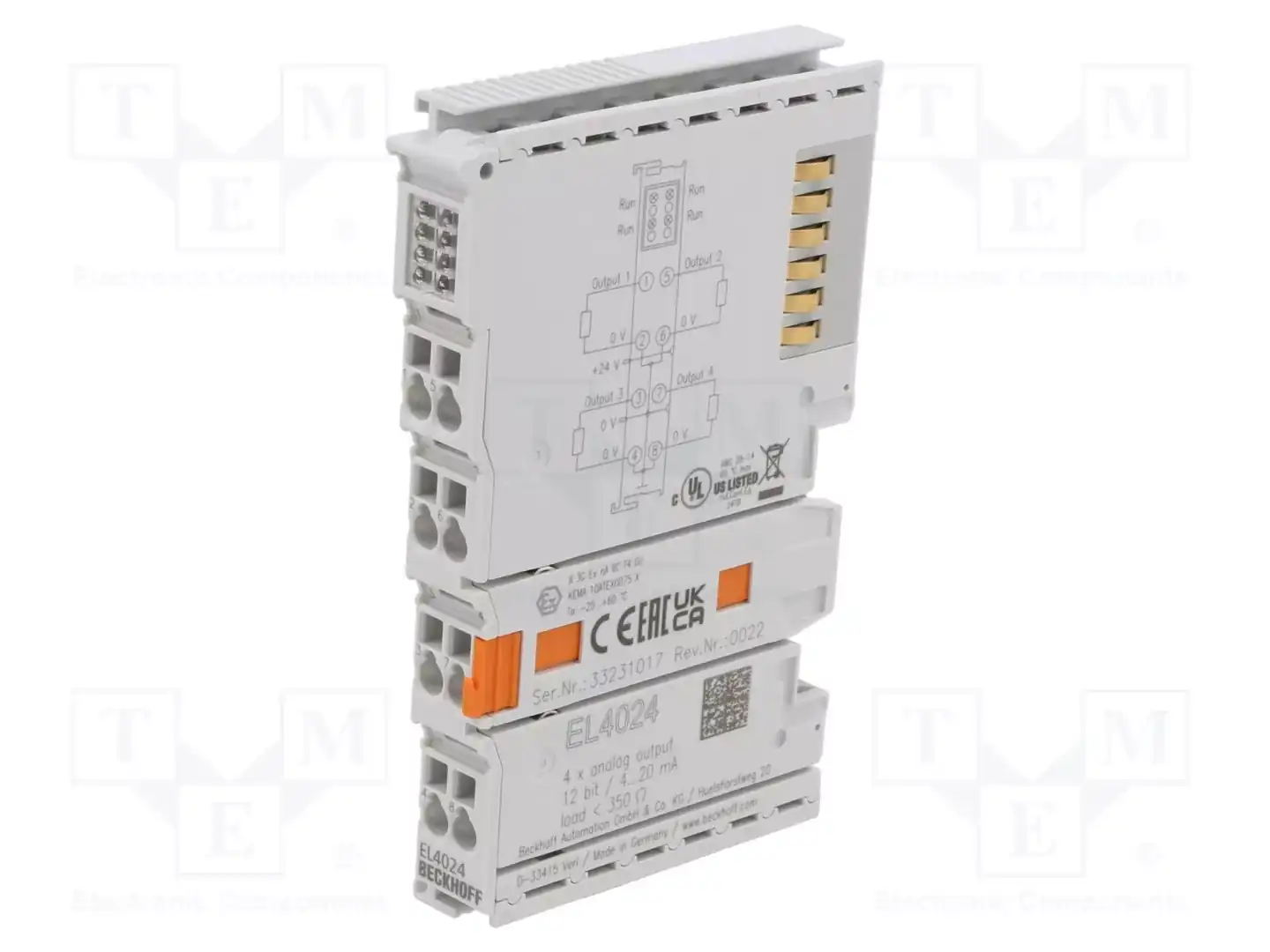 Beckhoff Automation EL4024 — Системы и модули ввода/вывода (I/O)