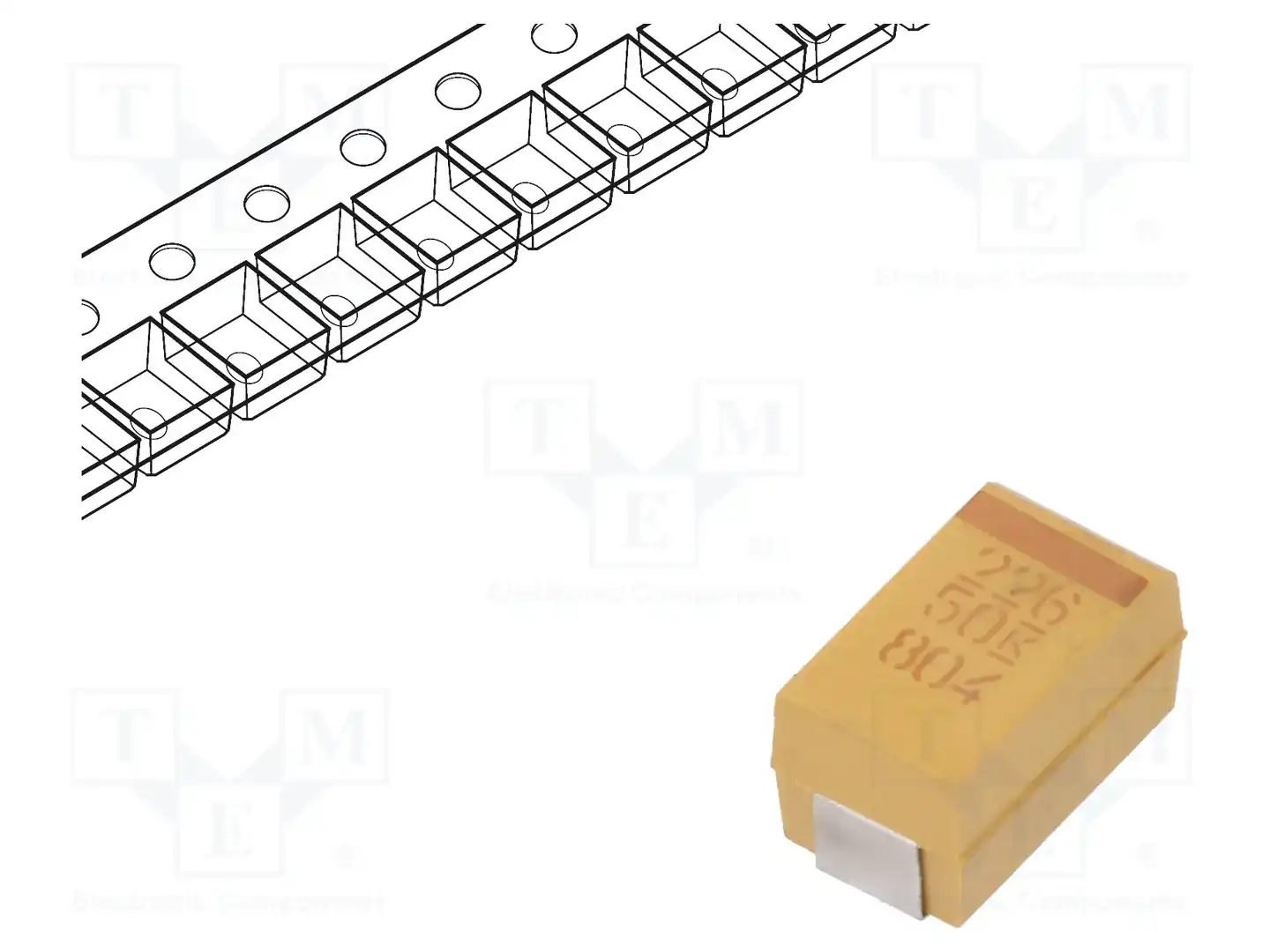 KEMET T491X226M050AT — Конденсаторы танталовые SMD