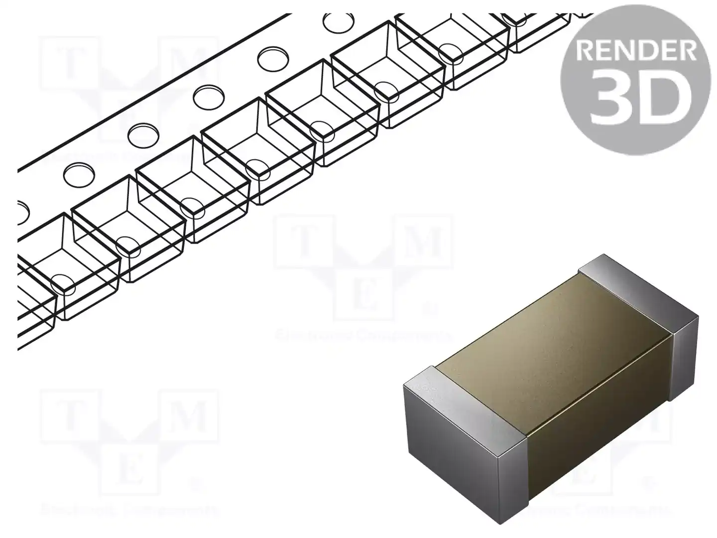 KEMET CAS26C102KARFC — Конденсаторы MLCC SMD
