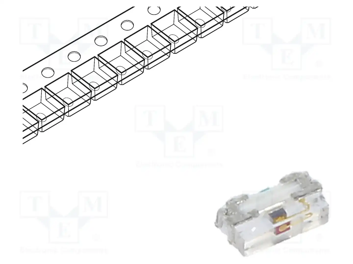 BROADCOM (AVAGO) HSMC-C230 — Светодиоды SMD цветные