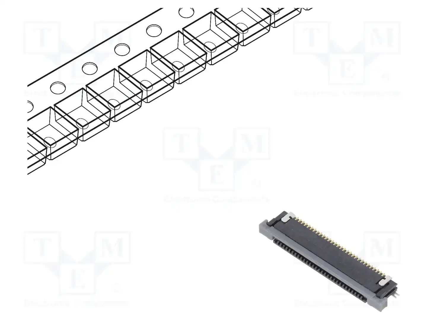 AMPHENOL COMMUNICATIONS SOLUTIONS SFV30R-3STBE1HLF — Разъeмы FFC/FPC растр 0,5мм
