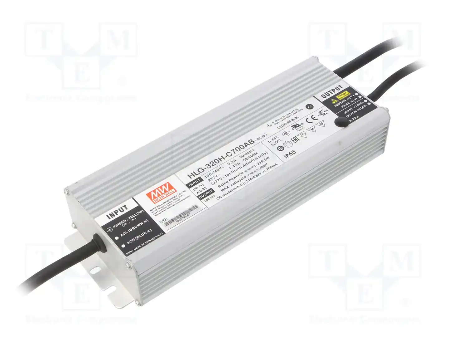 MEAN WELL HLG-320H-C700AB — Блоки питания для LED