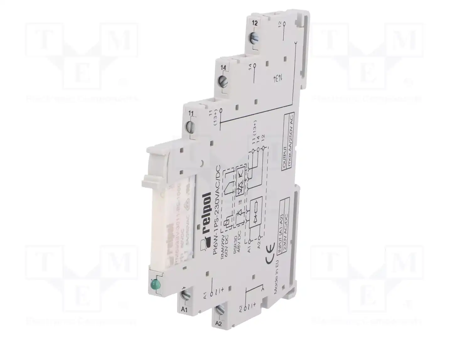 RELPOL PIR6W-1PS-230VAC/DC-R — Реле электромагн. - наборы