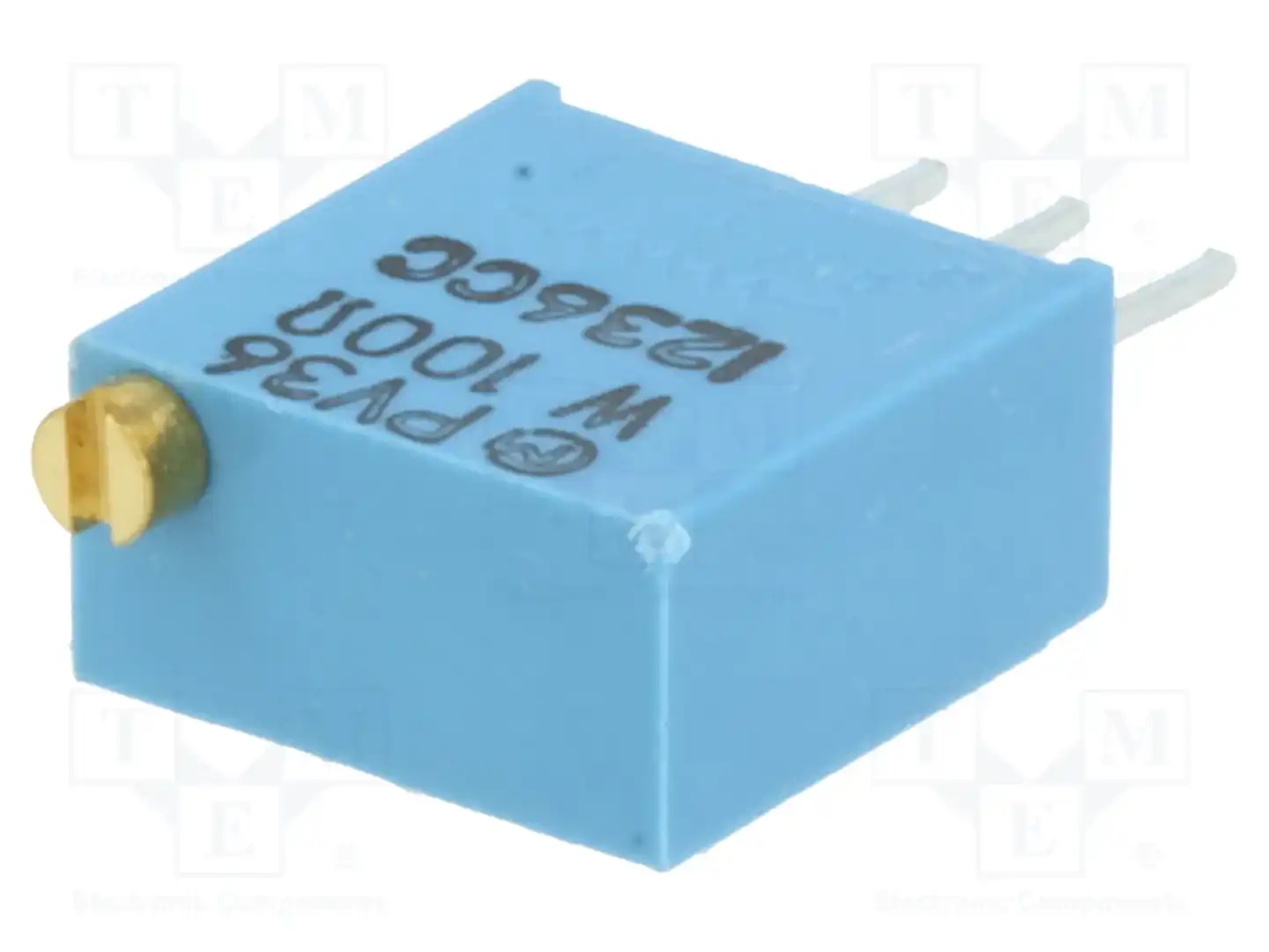 BOURNS PV36W101C01B00 — Потенциометры THT многооборотные 3/8 дм