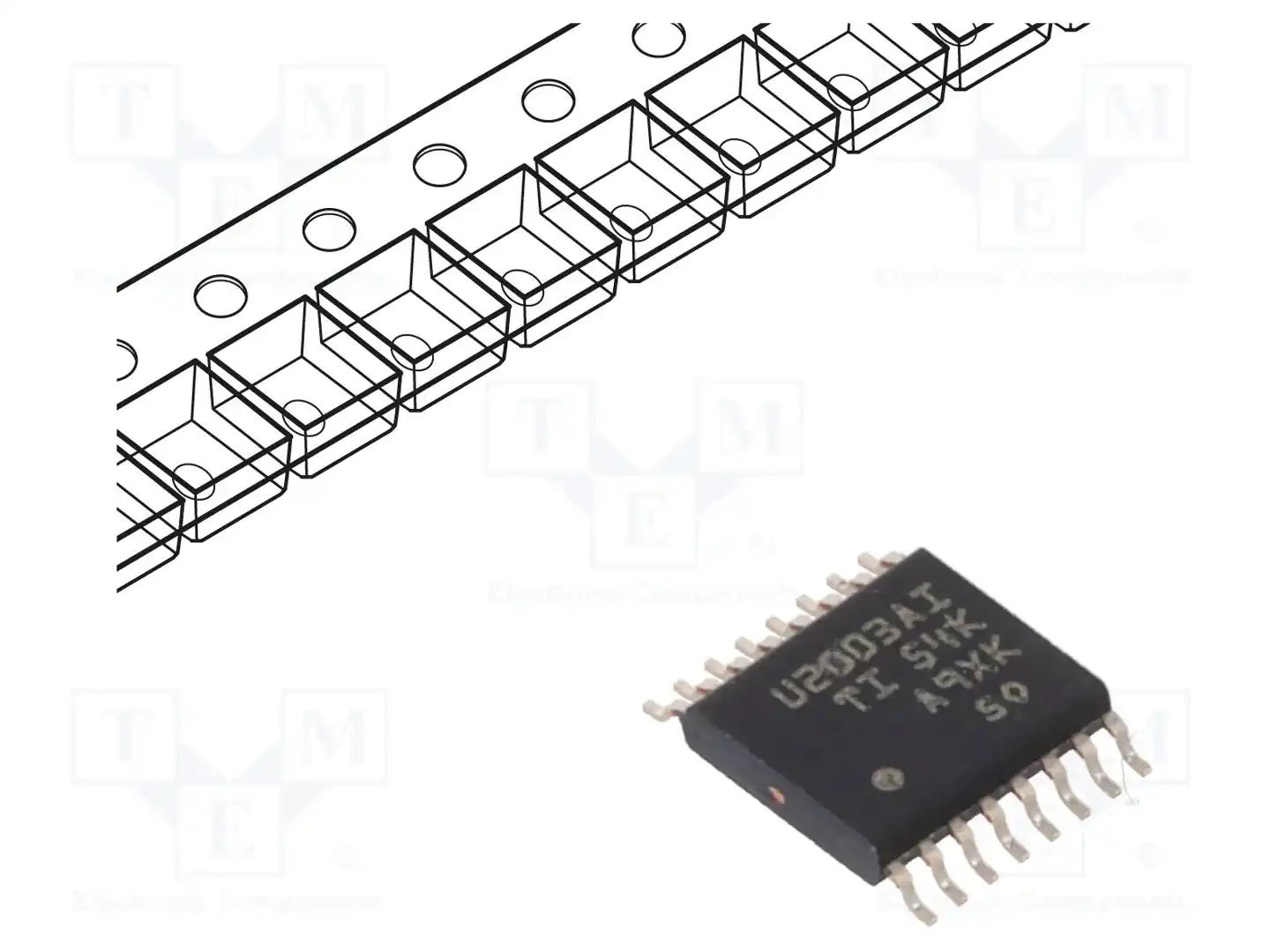 Texas Instruments ULN2003AIPWR — Драйверы - микросхемы