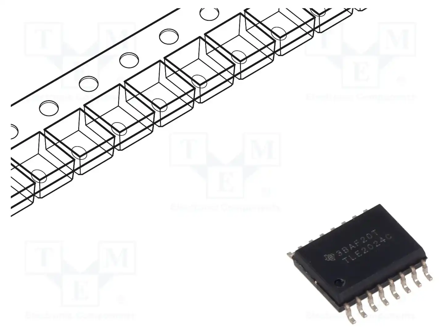 Texas Instruments TLE2024CDWR — Операционные усилители SMD