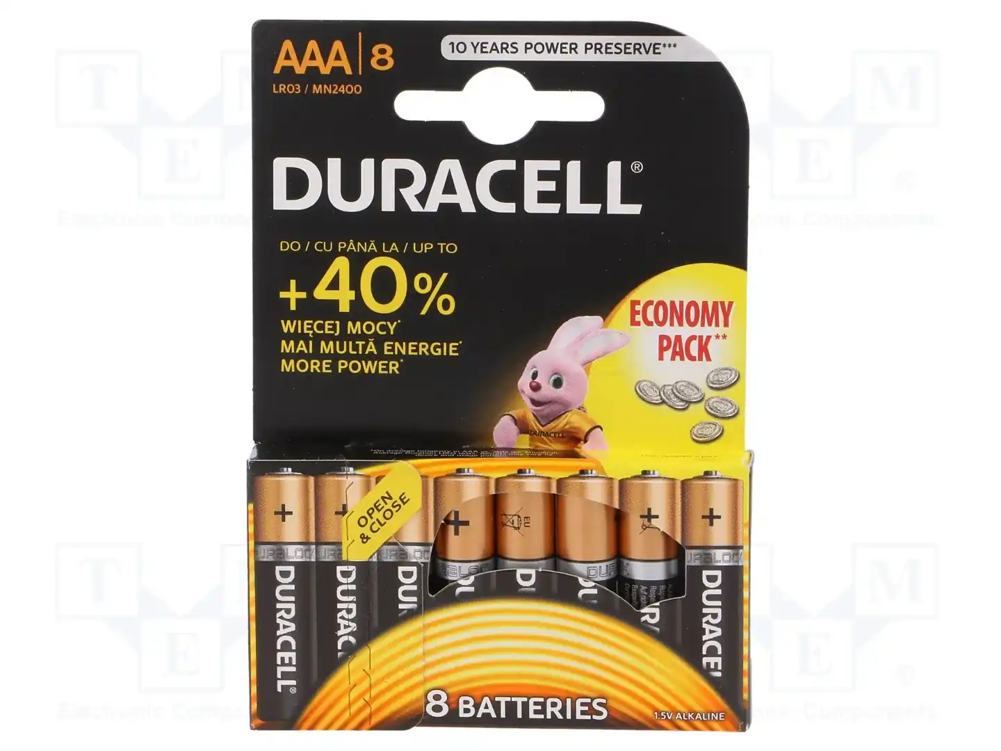 DURACELL LR3/AAA/MN2400(K8) ECONOMY PACK — Батареи
