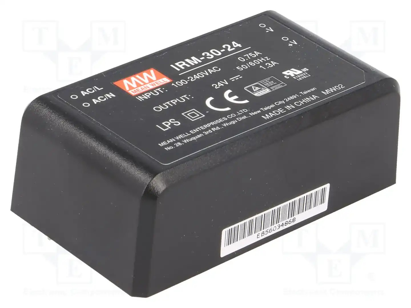MEAN WELL IRM-30-24 — Преобразователи AC/DC для PCB
