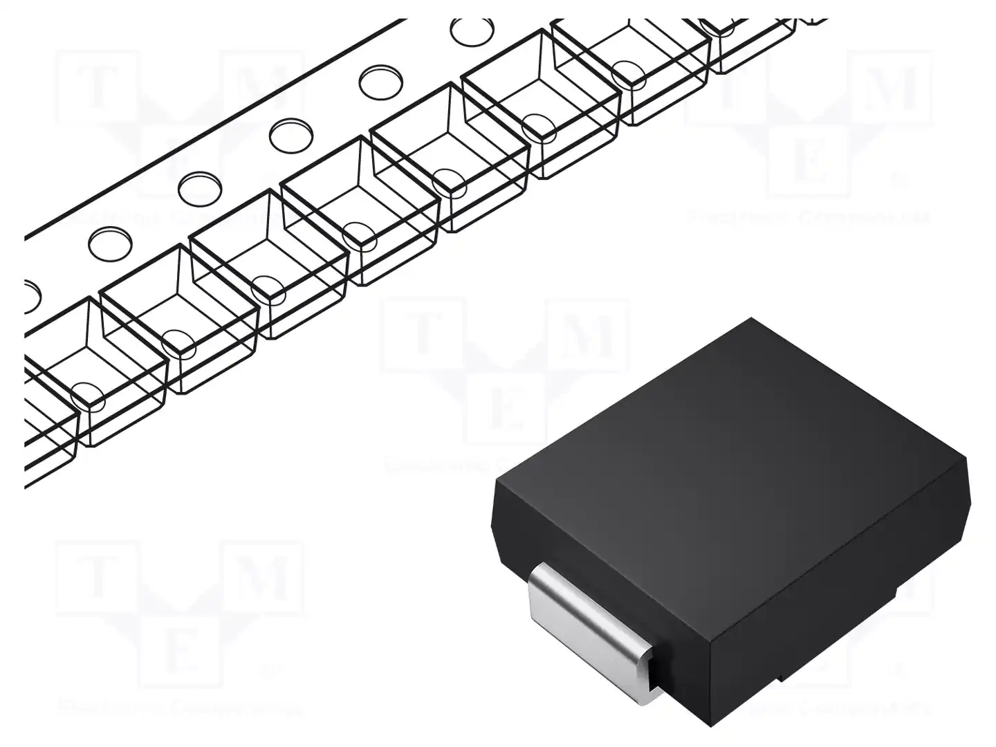 DIODES INCORPORATED MURS160-13-F — Универсальные диоды SMD