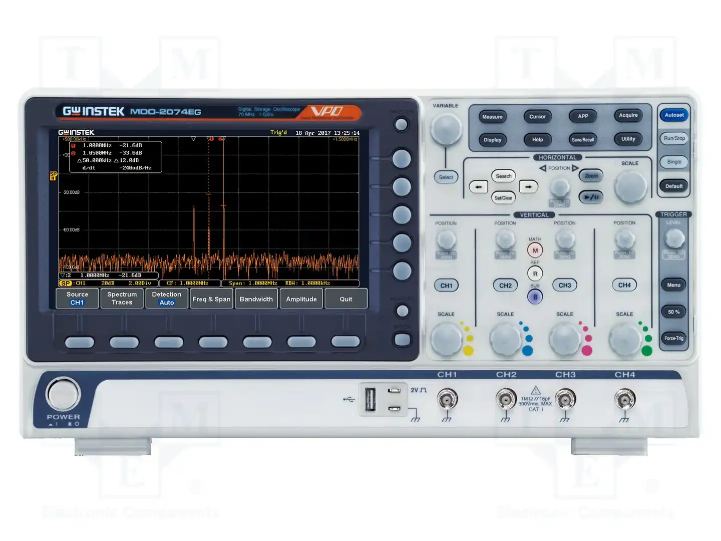 GW INSTEK MDO-2104EG — Осциллоскопы цифровые