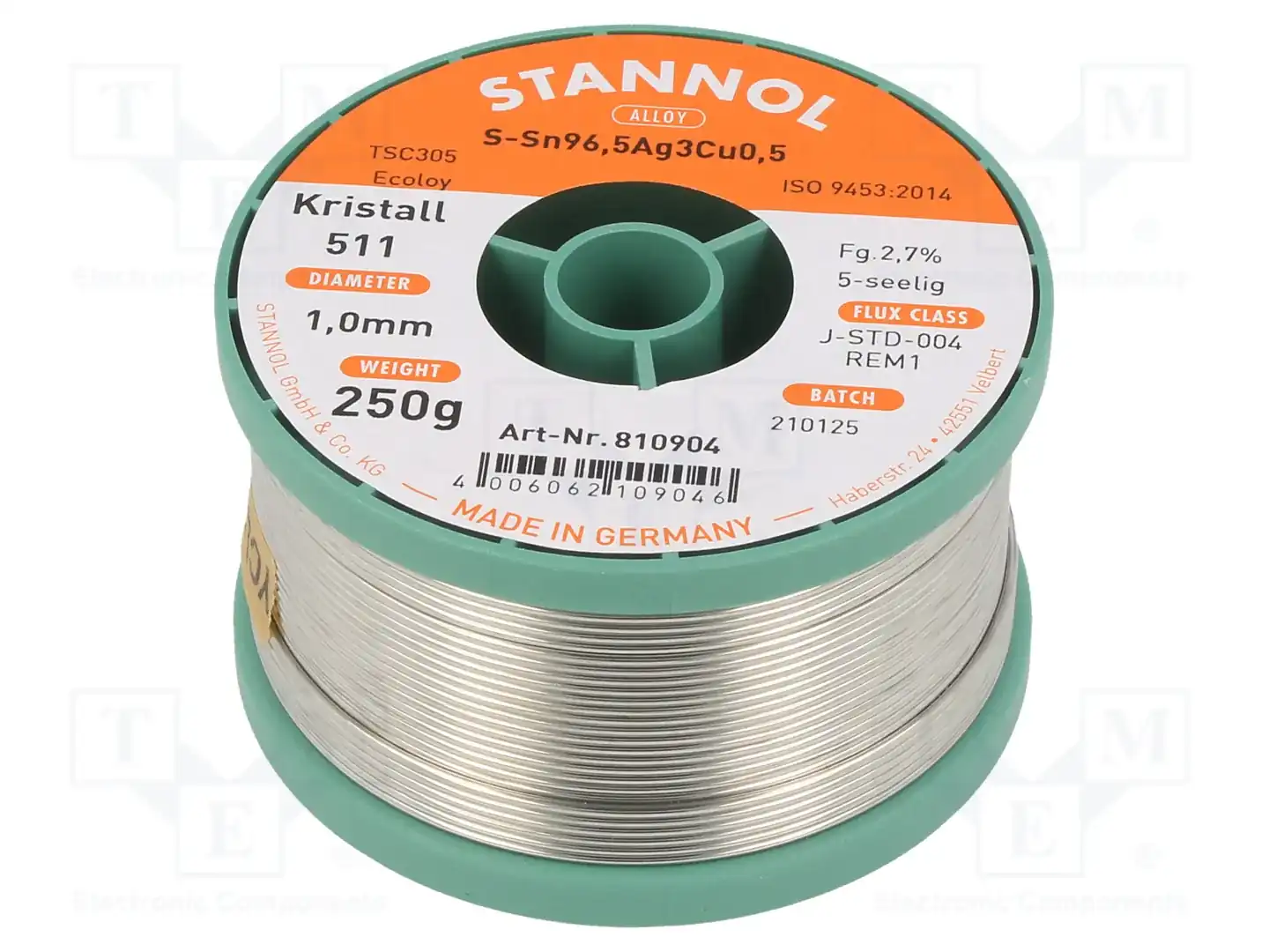 STANNOL 810904 — Паяльные провода бессвинцовые