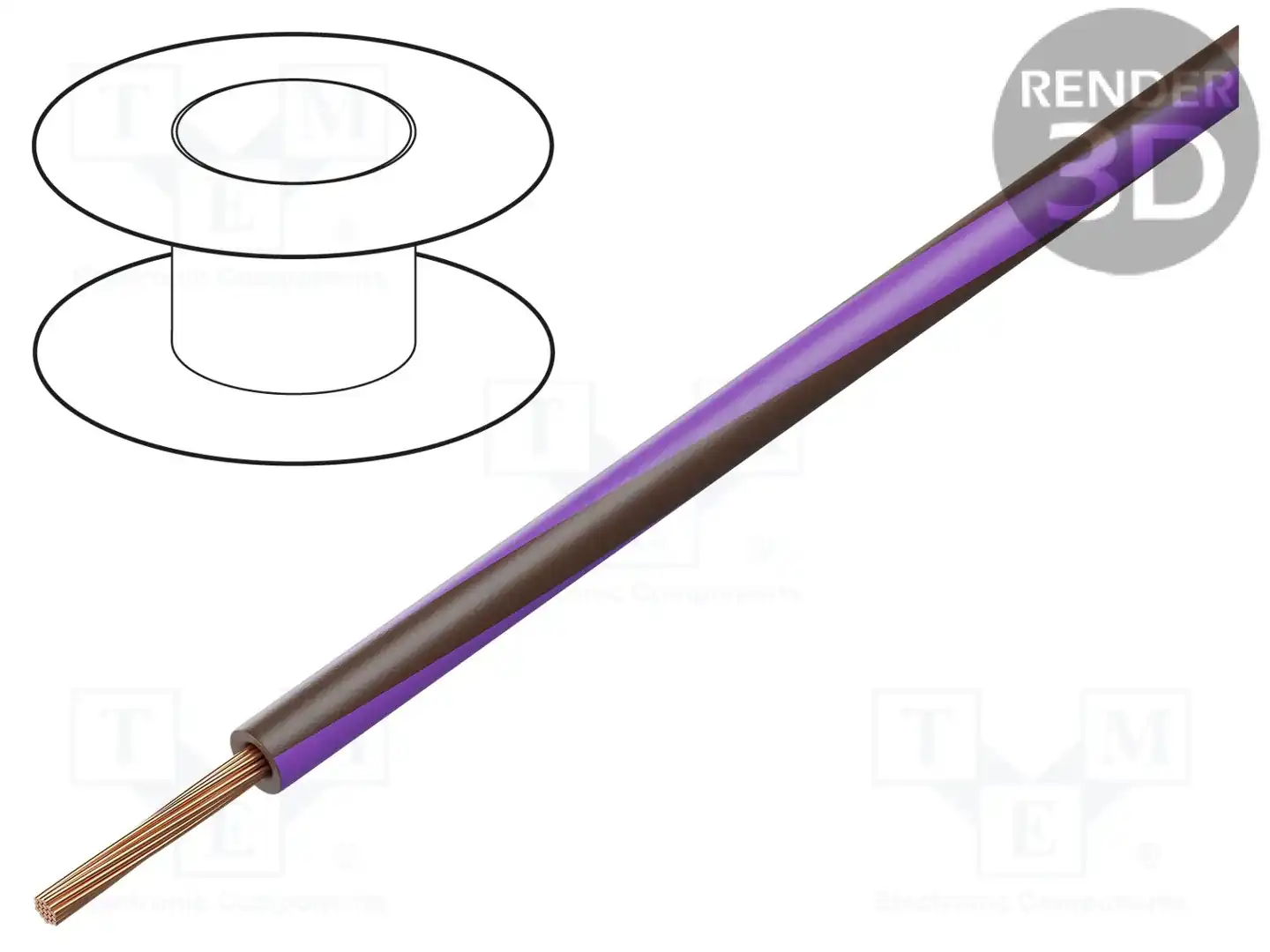BQ CABLE LGY2.5-BR/VI — Провода одножильные - тросик