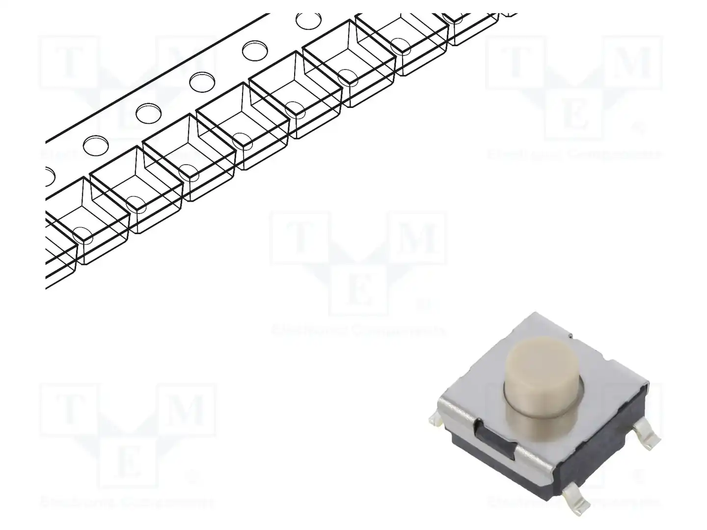 OMRON Electronic Components B3FS1012P — Микропереключатели TACT
