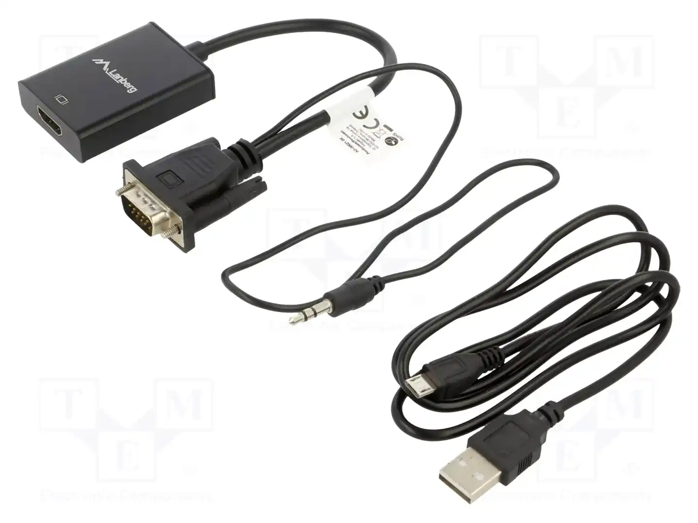 LANBERG AD-0021-BK — Кабели и адаптеры HDMI, DVI, DisplayPort