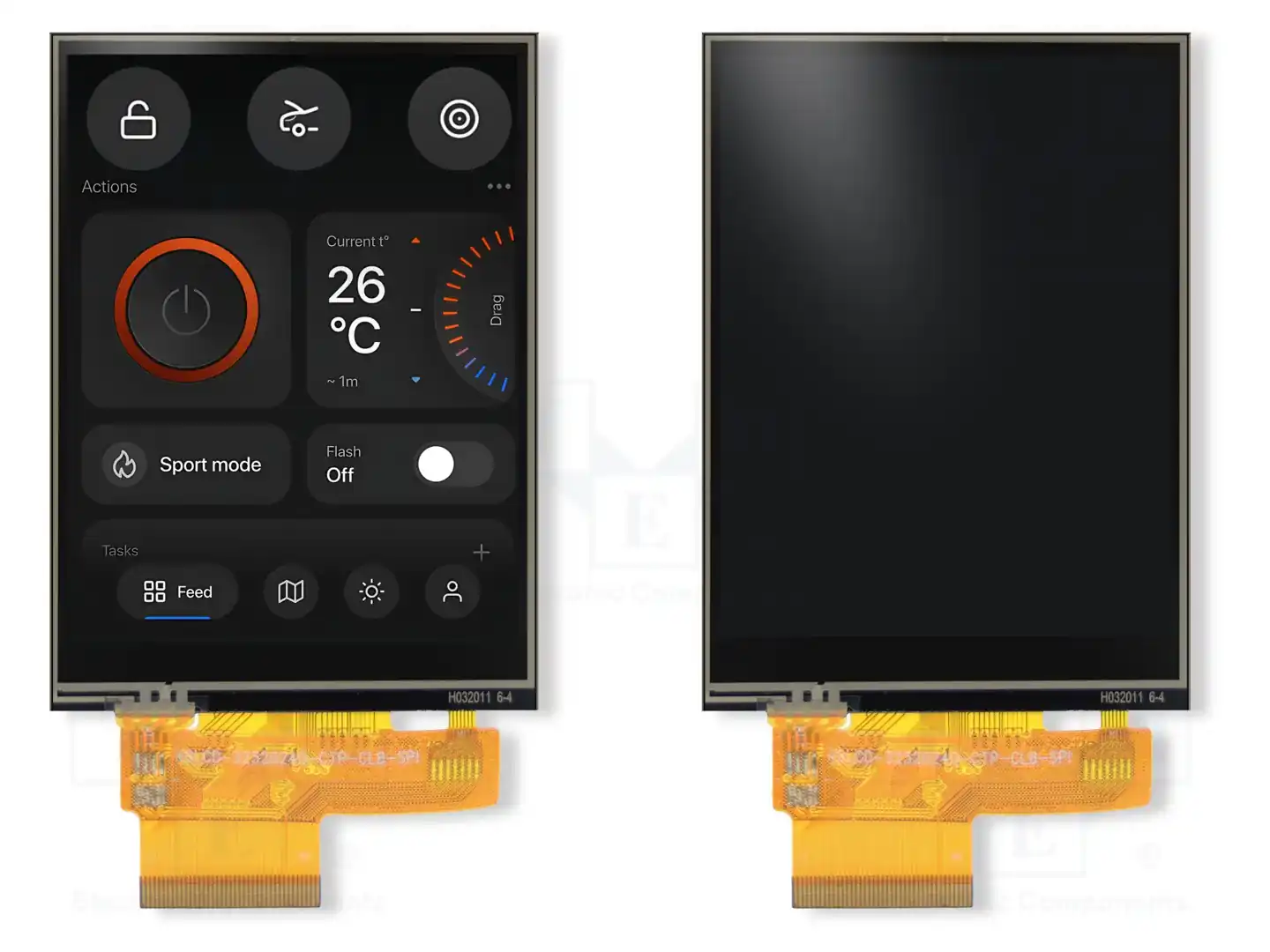 4D LCD 4DLCD-32-240-320-RT-NM-190-M16/S — Дисплеи TFT