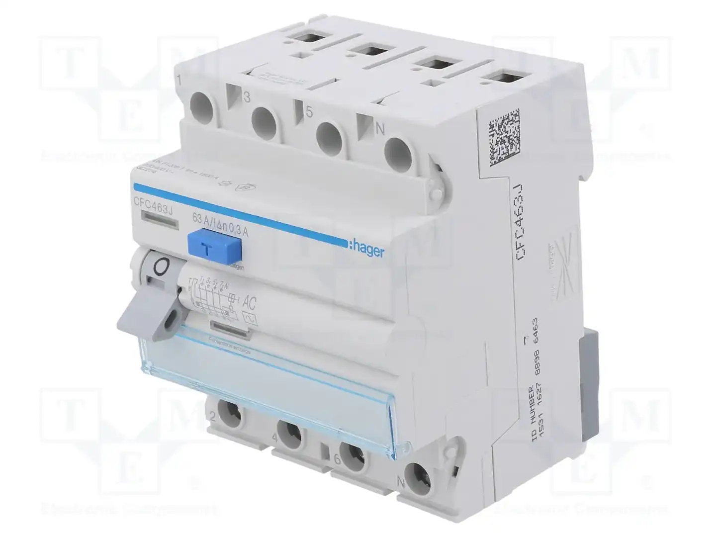 HAGER CFC463J — Дифференциальные выключатели