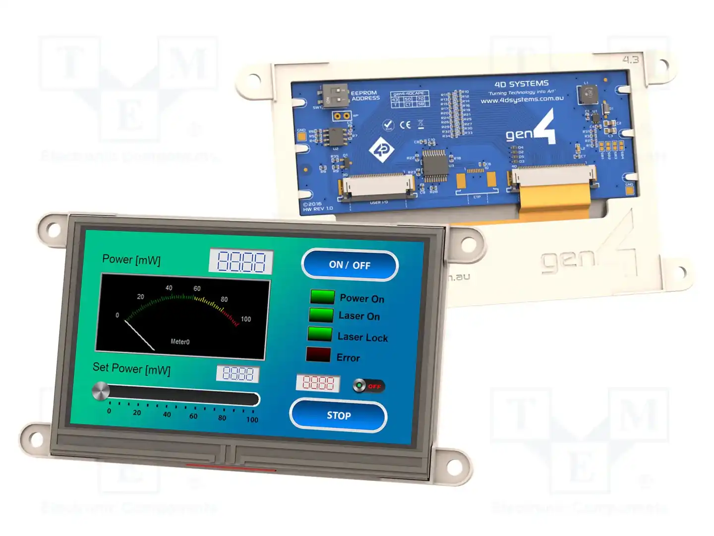 4D Systems GEN4-4DCAPE-43T — Интеллигентные дисплеи