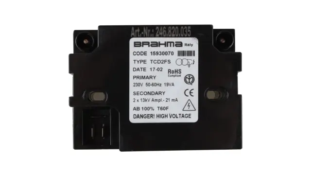 Трансформатор розжига Brahma TCD2FS 15930070