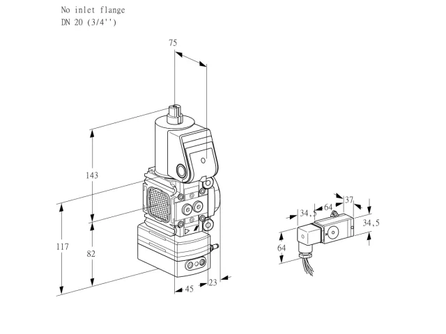 Kromschroder VAD 1T-/20N/NQ-50A — регулятор давления газа — 88013552