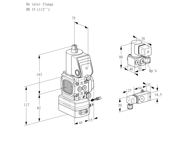 Kromschroder VAG 1-/15R/NWBE — регулятор соотношения газ/воздух — 88005504