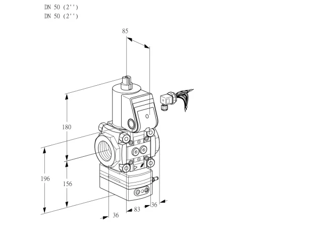 Kromschroder VAV 350R/NWAK — регулятор соотношения газ/воздух — 88032695