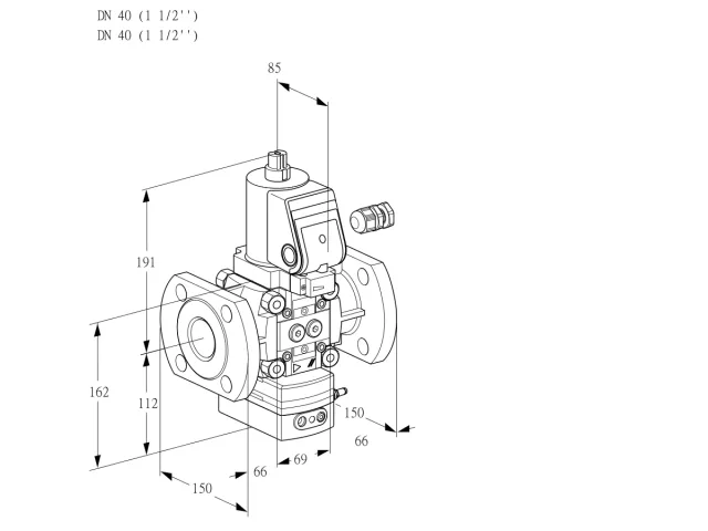 Kromschroder VAD 240F/NKSR-100A — регулятор давления газа — 88029145