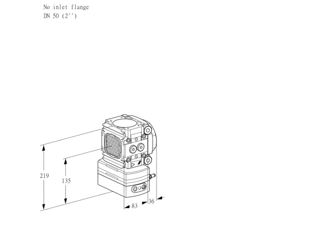 Kromschroder VRH 3T-/50N05AA/PP/PP — регулятор расхода газа — 88026586