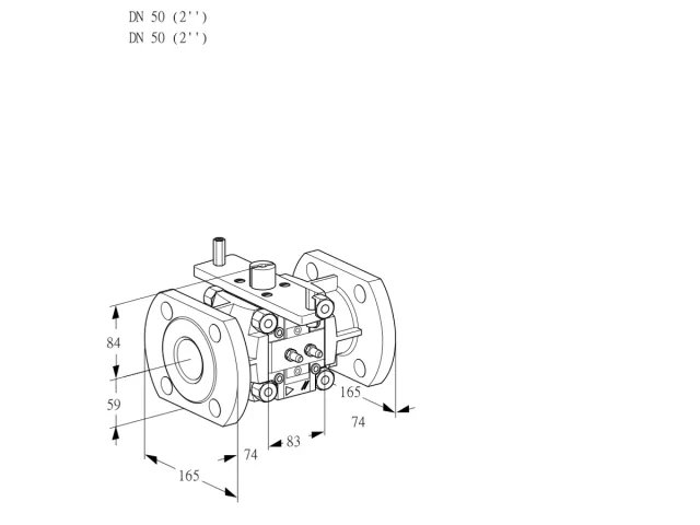 Kromschroder VFC 350/50F05-25MMPP — линейный регулятор расхода — 88302789