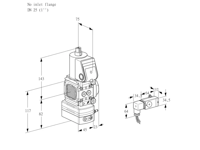 Kromschroder VAD 1T-/25N/NQ-50A — регулятор давления газа — 88013553