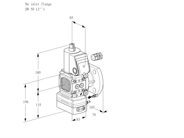 Kromschroder VAG 3-/50F/NWAE — регулятор соотношения газ/воздух — 88006250