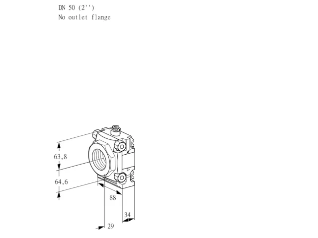 Kromschroder VMF 250/-R05P — газовый фильтр — 88031764