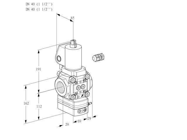 Kromschroder VAD 240R/NPGL-50A — регулятор давления газа — 88025747