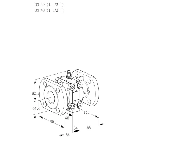 Kromschroder VMF 240F05M — газовый фильтр — 88033378