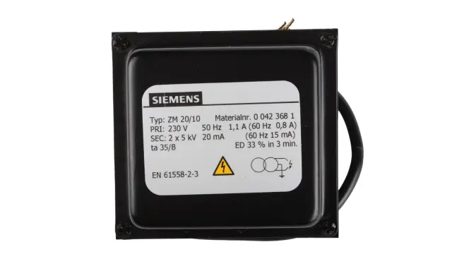 Трансформатор розжига Siemens ZM 20/10 00423681