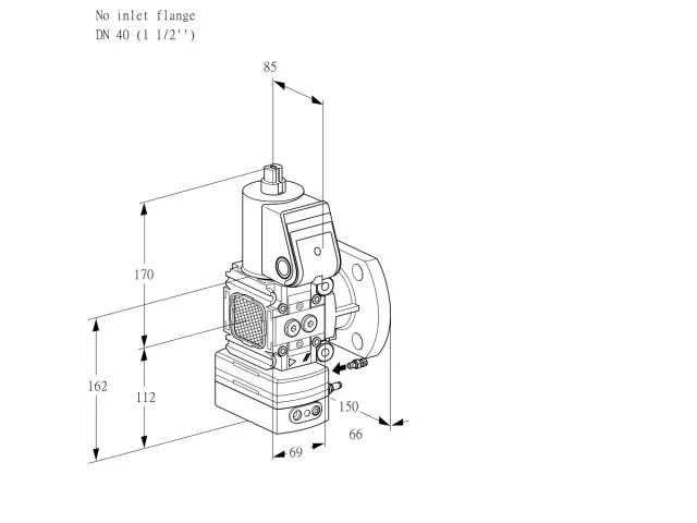 Kromschroder VAG 2-/40F/NWAK — регулятор соотношения газ/воздух — 88014551
