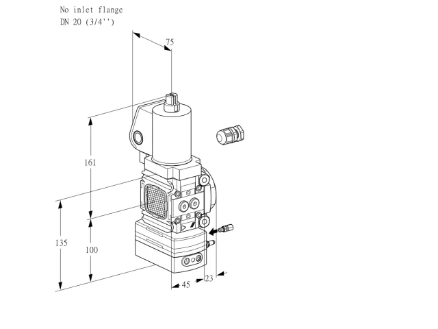Kromschroder VAH 1-/20R/NPGLAE — регулятор расхода газа — 88027852