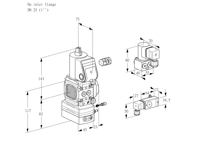 Kromschroder VAG 1-/25R/NWAE — регулятор соотношения газ/воздух — 88001446