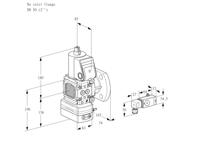 Kromschroder VAV 3-/50F/NWAK — регулятор соотношения газ/воздух — 88031379