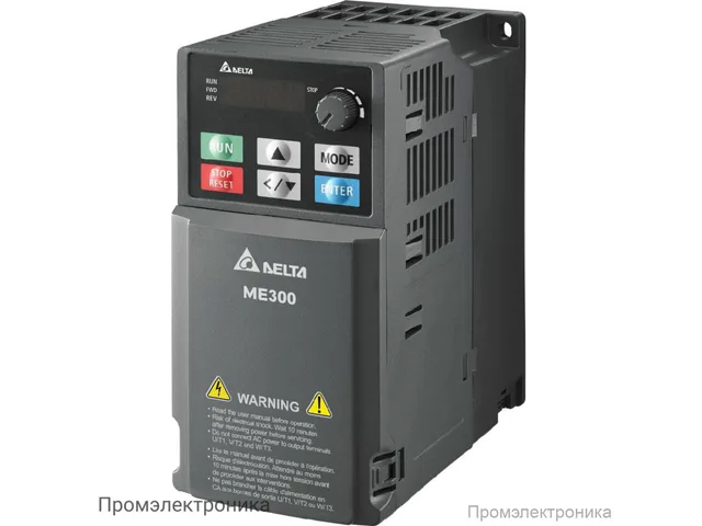 Преобразователи частоты Delta Electronics VFD2A7ME43ANNAA (0.75 кВт 3ф 380В) серии ME300
