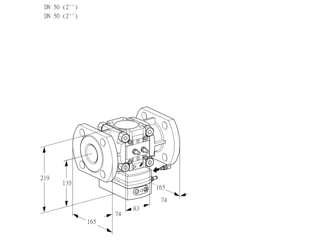 Kromschroder VRH 350F05AE/MM/PP — регулятор расхода газа — 88030969