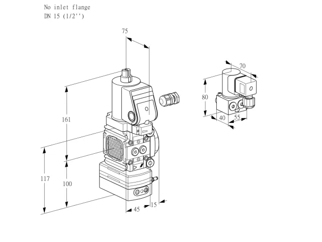 Kromschroder VAV 1-/15R/NWSRBK — регулятор соотношения газ/воздух — 88015410