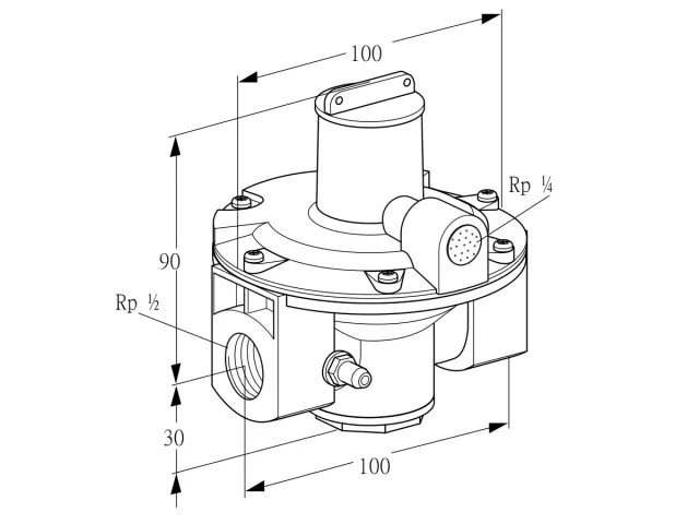 Kromschroder GDJ 15R04-4LZ — регулятор давления газа — 03155056