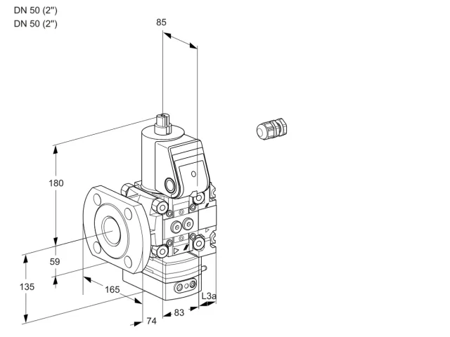 Kromschroder VAD 3E50F/50F05D-100VWR/PP/PP — регулятор давления газа — 88106233